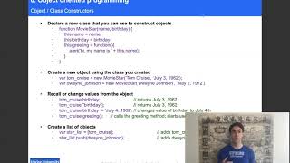 21. Object Oriented Programming - Programming Overview with JavaScript - (Coding 101 - Lesson 2)