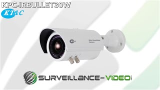 KT\u0026C KPC-IRBULLET30W Product Overview from Surveillance-Video.Com