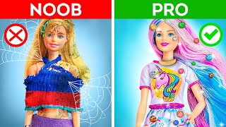 NOOB VS PRO Smart Doll Crafts Ideas