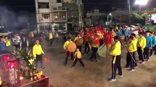 台南市仁德區港崎頭萬龍宮～歲次丁酉年五朝祈安王醮大典～王船社境巡安～01 大甲慈濟宮 金獅陣 2018/01/18