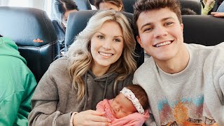 HAILEY MEETS THE BATES FAMILY + FLYING WITH A NEWBORN