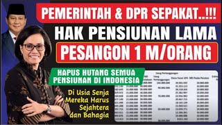 🔴SELAMAT.. DPR KAJI BESARAN PESANGON UNTUK PENSIUNAN LAMA YANG AKAN DI TETAPKAN OLEH PRABOWO..!!