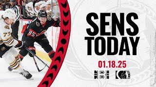 Sens Today: Sens Host Bruins