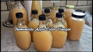 Homemade Apple Cider Vinegar / How to make apple cider vinegar at home