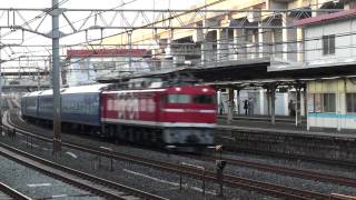 ＥＦ８１牽引　ハンドル訓練列車　９５０１レ、９５０２レ　2011/02/22