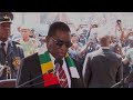 Zimbabwe's Emmerson Mnangagwa sworn in for second term as president