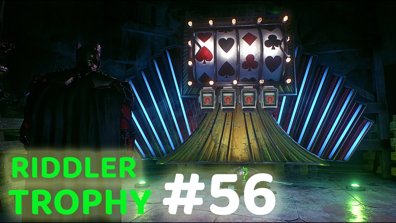 BATMAN: ARKHAM KNIGHT - Riddler Trophy #56 - Panessa Studios - YouTube