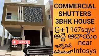 G+1commercial Sutter independent house for sale hyderabad 3bhk 167sqyd