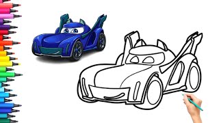 Batwheels Drawing, Painting & Coloring For Kids and Toddlers_ Kids Art