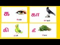 க கா கி கீ வரிசை சொற்கள் | Ka Kaa Ki Kee Tamil Words| உயிர் மெய் எழுத்துக்கள்| KidsTamil