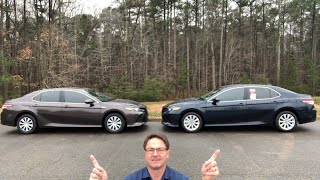 2020 Camry LE vs LE Hybrid - Who is your winner?