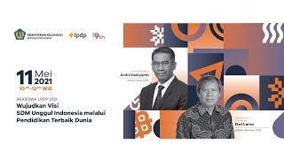 [LIVE] - Beasiswa LPDP 2021: "Wujudkan Visi SDM Unggul Indonesia melalui Pendidikan Terbaik Dunia"