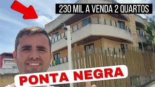 3 APARTAMENTOS  À VENDA EM PONTA NEGRA: 2 QUARTOS DE FRENTE PARA O MAR