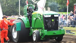 3500kg Super Stock at DM Finals 2021 at Kimbrer Pulling in Aars | Danish Tractor Pulling Finals