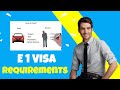 E 1 Visa Requirements