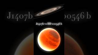 J1407b vs HD 100546 b. #space #planets #j1407b #battle