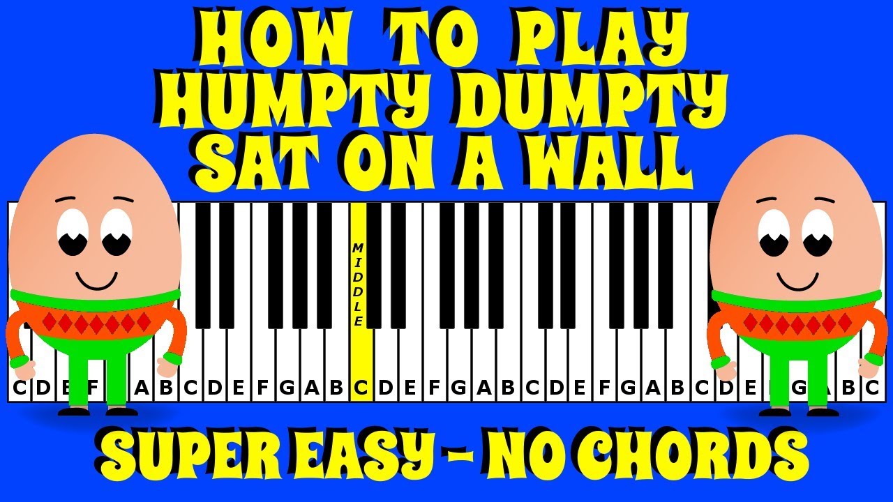 How To Play Humpty Dumpty Sat On A Wall On The Piano / Keyboard | Easy ...