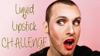 (FAIL)  Face in Liquid Lipstick Challenge | PopLuxe
