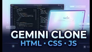 Google Gemini AI Clone – Full Working Chatbot Using HTML, CSS & JavaScript | Complete Tutorial