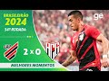 ATHLETICO-PR 2 X 0  ATLÉTICO-GO | MELHORES MOMENTOS | 34ª RODADA BRASILEIRÃO 2024 | ge.globo