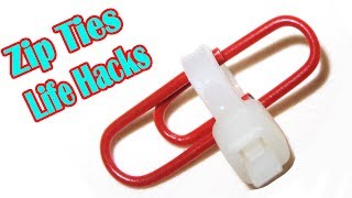 5 Incredible Life Hacks for Zip Ties | 5 Ways to Use Zip Ties | Top 5 zip ties life hacks