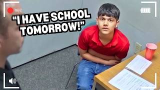 13-Year-Old Killer Plays Innocent With Police (It Doesn't Work)