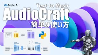 【生成AI】metaから新しく出たaudiocraftを使ってテキストから音楽を生成してみた。【python】