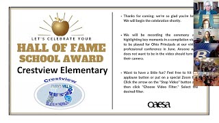 Crestview Elementary HOF 2020