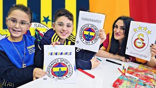 FENERBAHÇE \u0026 GALATASARAY CHALLENGE !! DERBİ