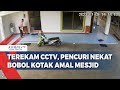 Terekam CCTV, Pencuri Nekat Bobol Kotak Amal Masjid