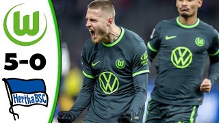Hertha BSC gegen VfL Wolfsburg 0-5 Highlights | Bundesliga 2023