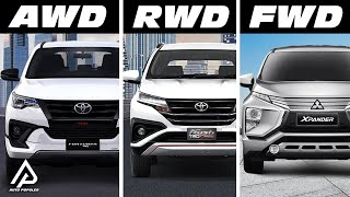 Manakah Lebih Menguntungkan! Perbedaan Mobil Penggerak Roda Depan vs Roda Belakang vs 4x4