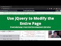 Use jQuery to Modify the Entire Page (jQuery) freeCodeCamp Tutorial