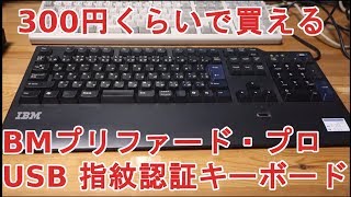 ３００円で買った指紋認証付きＩＢＭキーボード「ＫＵＦ0452」に僕は大満足です。