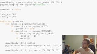 Pygame Python Game Development Tutorial 7 Moving Rectangle
