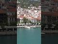 Skopelos Island Skopelos Town Greece View from the Ferry from Skiathos #holidays #greek