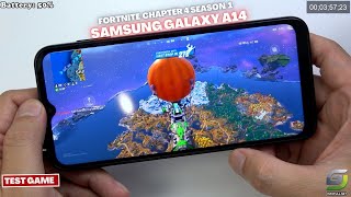 Samsung Galaxy A14 Fortnite Gameplay