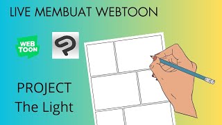 LIVE Menggambar komik webtoon