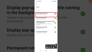 How to fix Duo Home screen shortcut setting on Android Phone