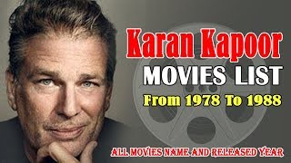 Karan Kapoor Movies List 1978-1988 ( Bollywood News )