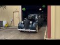 1939 Packard Twelve Club Sedan Backing into the Garage