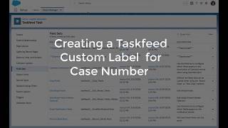Creating Taskfeed Tasks from a Case