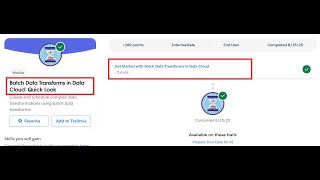 Batch Data Transforms in Data Cloud: Quick Look | Salesforce Trailhead