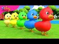 Five Little Ducks | Kids Songs | BluLoo Nursery Rhymes & Kids Songs