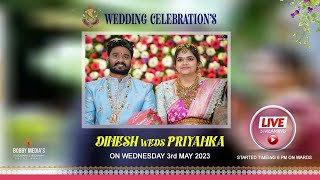 DINESH WEDS PRIYANKA WEDDING CELEBRATIONS