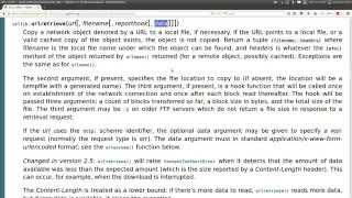 Downloading Web Content with Python [urllib] 02