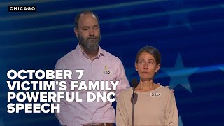 Family of October 7th victims give powerful speech at Democratic National Convention