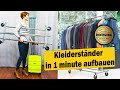 kleiderständer ✅bis 100kg montage in 1 min www.tatkraftshop.eu kleiderständer tatkraft drogo