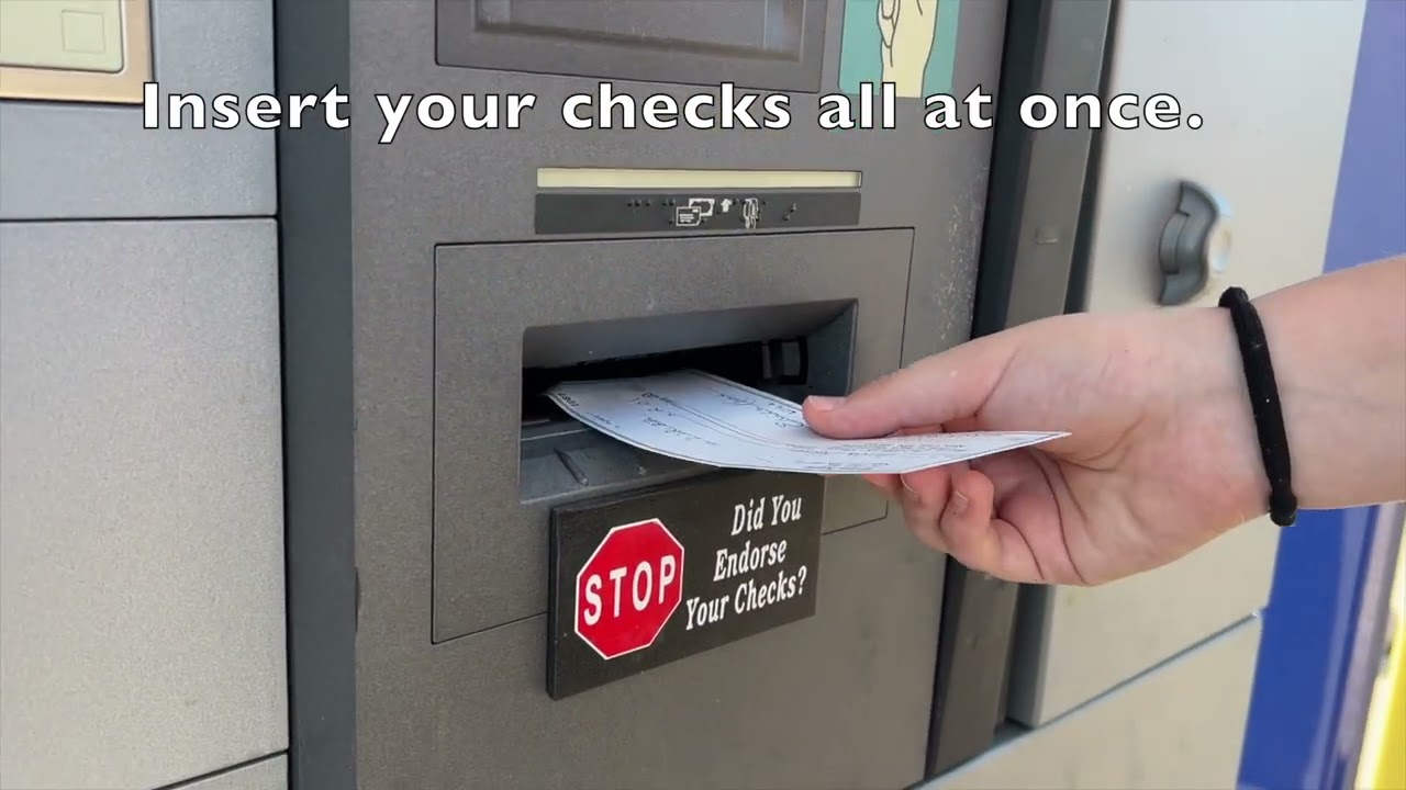 ATM Cash And Check Deposits - YouTube