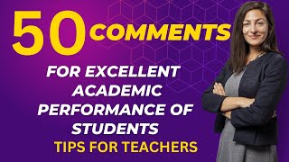 Report card Comments for Excellent Student  | Remarks for Students | Result sheet comments